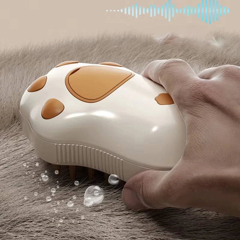 Cepillo a Vapor Eléctrico 3 en 1 para Perros y Gatos