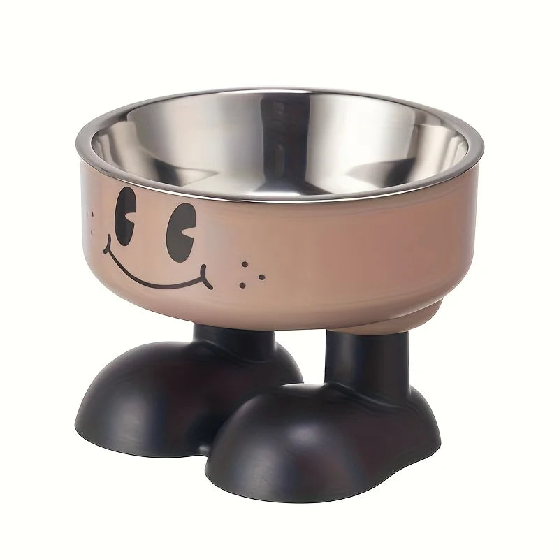 Comedero Elevado de Acero Inoxidable para Perros y Gatos