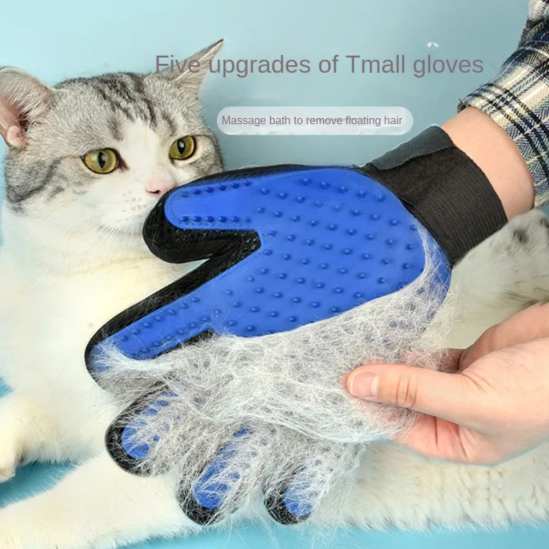Guante de Silicona para Cepillar y Bañar Perros y Gatos