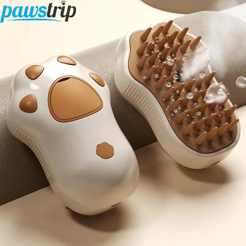 Cepillo a Vapor Eléctrico 3 en 1 para Perros y Gatos