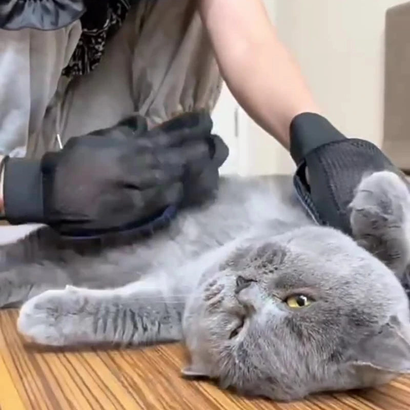 Guante de Silicona para Cepillar y Bañar Perros y Gatos